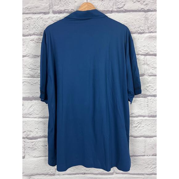 Tiger Woods Mens XL TPC Sawgrass Performance Athletic Golf Dri-FIT Polo Shirt - Picture 4 of 14